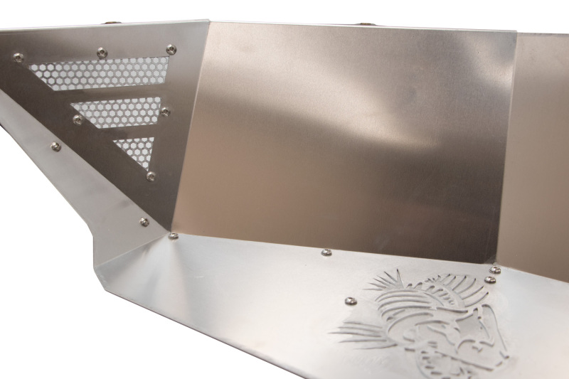 Jeep Wrangler Inner Fender Kit - Rear - Fishbone Offroad - Aluminum - Raw - `18-`27